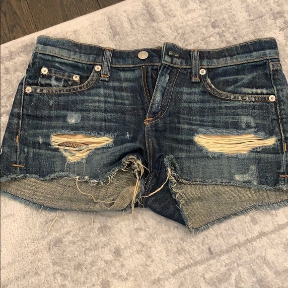 Rag&bone denim cut offs size 24 - Picture 1 of 4